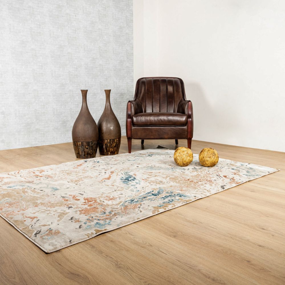 TAPETE LAVIN YEMINA T4043 | Tapete Decorativo para Recepción Hotel Hogar Departamento Sala | GRIS OCRE | Varias Medidas | Rectangular y Circular | Interior - T4043-60 x 90 - LAVIN - NOGAL BEAT - Tapetes