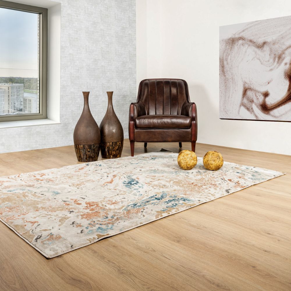 TAPETE LAVIN YEMINA T4043 | Tapete Decorativo para Recepción Hotel Hogar Departamento Sala | GRIS OCRE | Varias Medidas | Rectangular y Circular | Interior - T4043-60 x 90 - LAVIN - NOGAL BEAT - Tapetes
