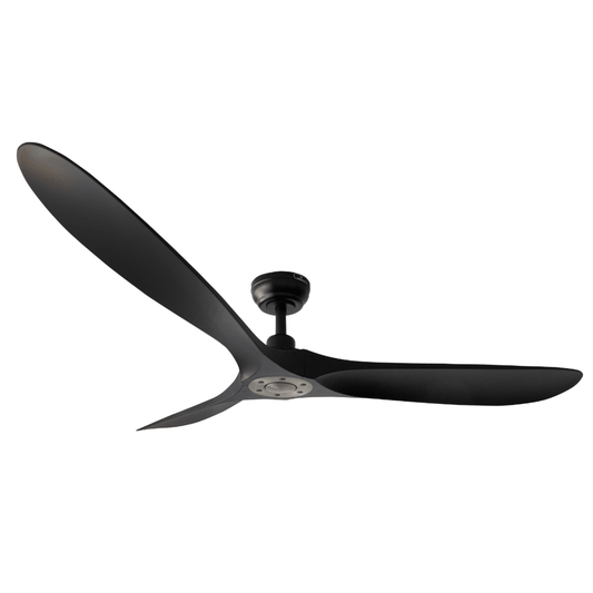 Ventilador Decorativo de Techo para Sala de Juntas - MASTERFAN PHANTOM 60 - Negro - 3 Aspas - PHANTOM 60 - Masterfan - NOGAL BEAT - Ventilador Decorativo